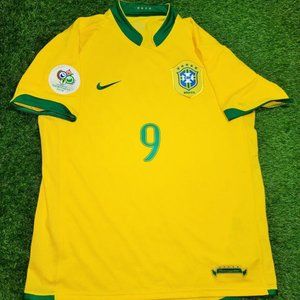 Ronaldo Brazil 2006 WORLD CUP Soccer Jersey L